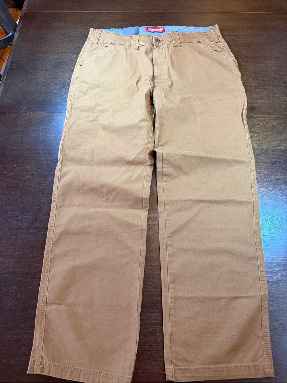 NWT Coleman Utility Pants Men's 36x32 Copper Canvas Workwear Durable